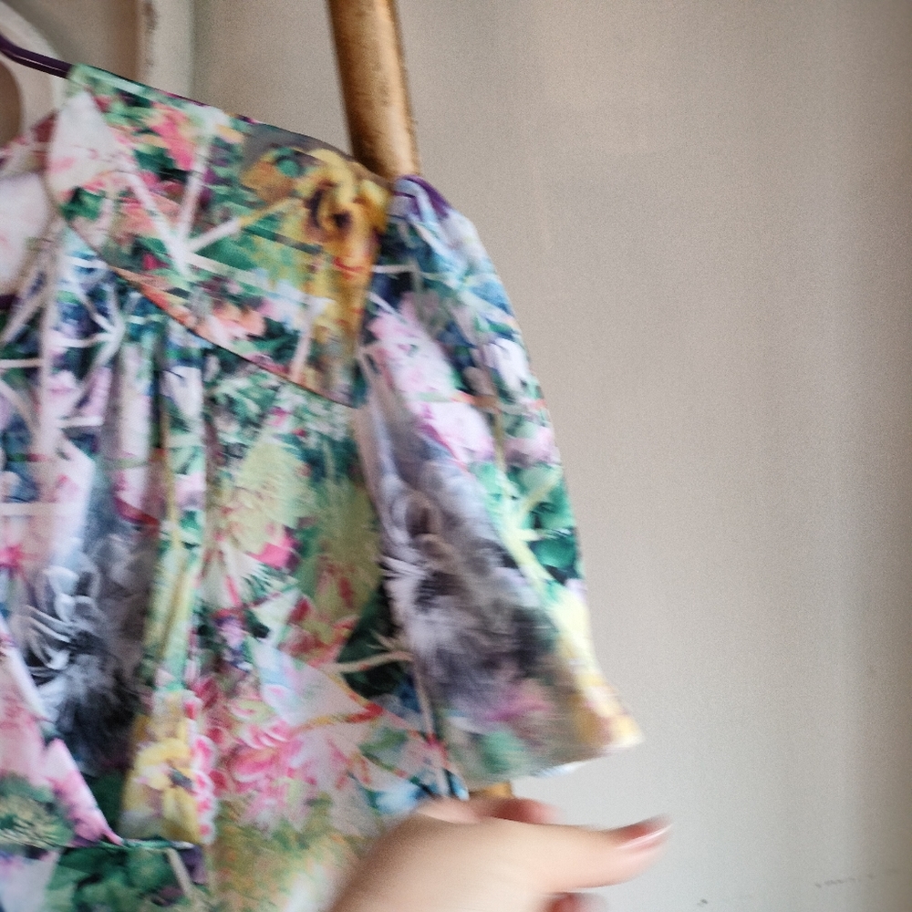 Retro Floral Skater Dress - Picture 4 of 16